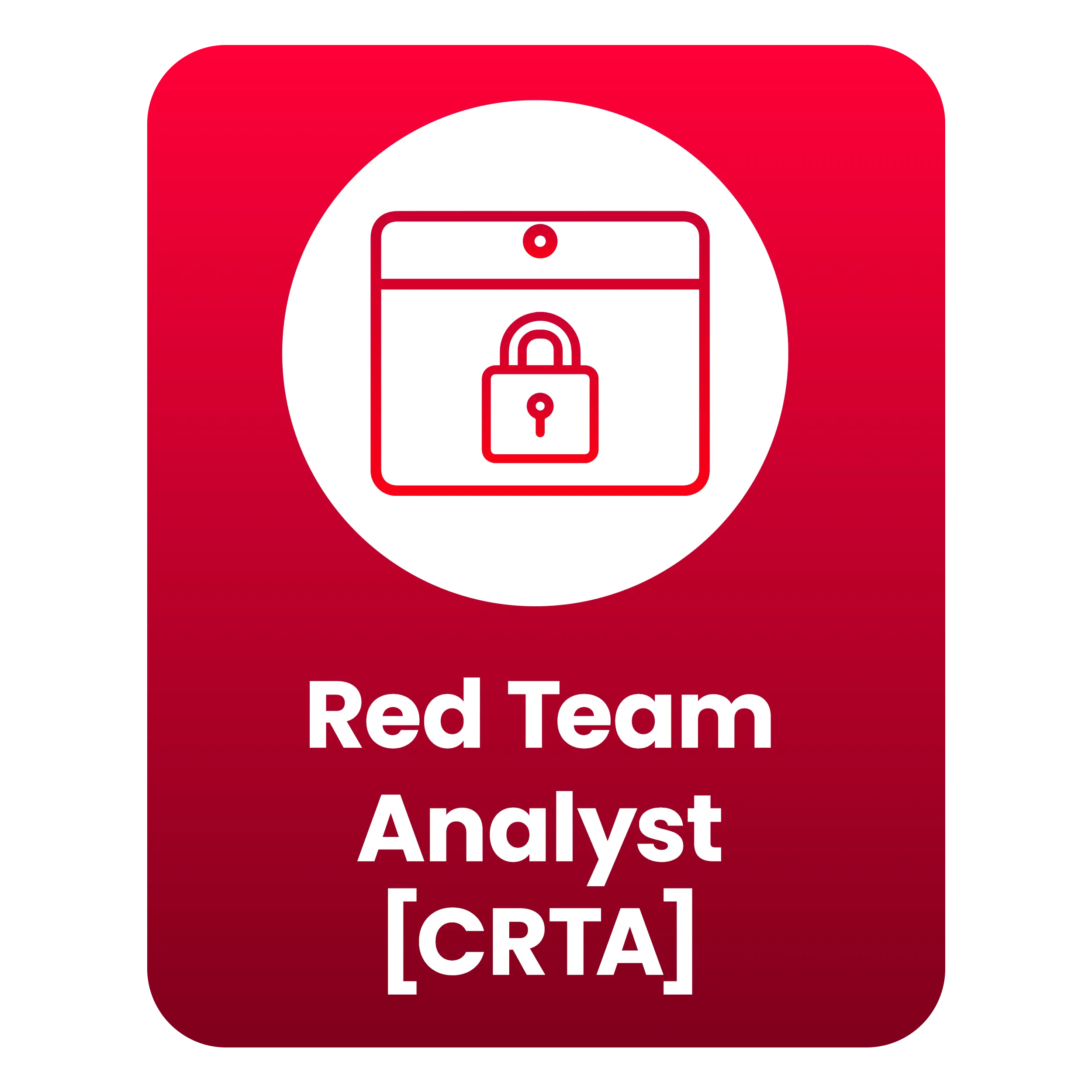Certified Red Team Analyst (CRTA)